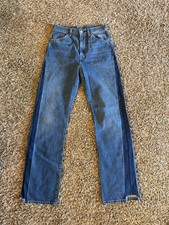 LEVI  S VINTAGE CLOTHING LVC BIG E 1950'S 701 SELVAGE WOMEN'S JEANS 27x31