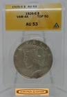1926-S VAM-4A TOP 50 Peace Silver Dollar, ANACS AU 53 - #B55028