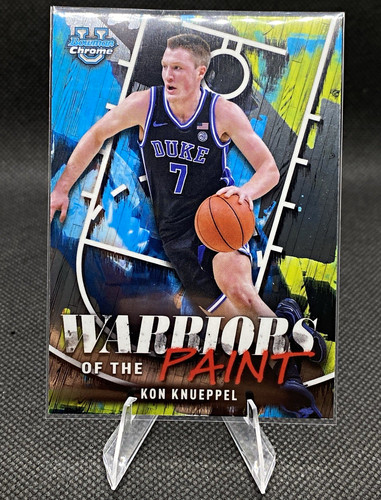 Topps 2024-25 Bowman University Chrome Kon Knueppel Warriors Paint RC #WP-13