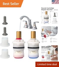 Durable Ceramic Faucet Cartridge with Leak-Proof Seal, Compatible with Pfister