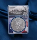 2021 S ASE American Silver Eagle ANACS MS70 Emergency 1ozt Coin Type II CN960