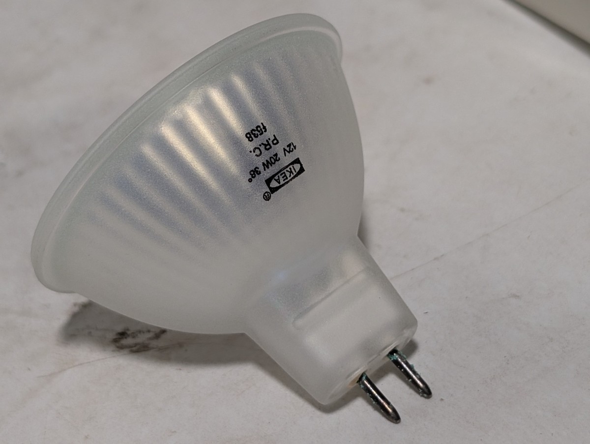 IKEA Sansa 17796 ceiling spot lighting assy w/ MR16 frosted 12V