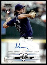 2025 Topps Stadium Club Mason Montgomery #SCBA-MMO Rookie Auto RC Rays