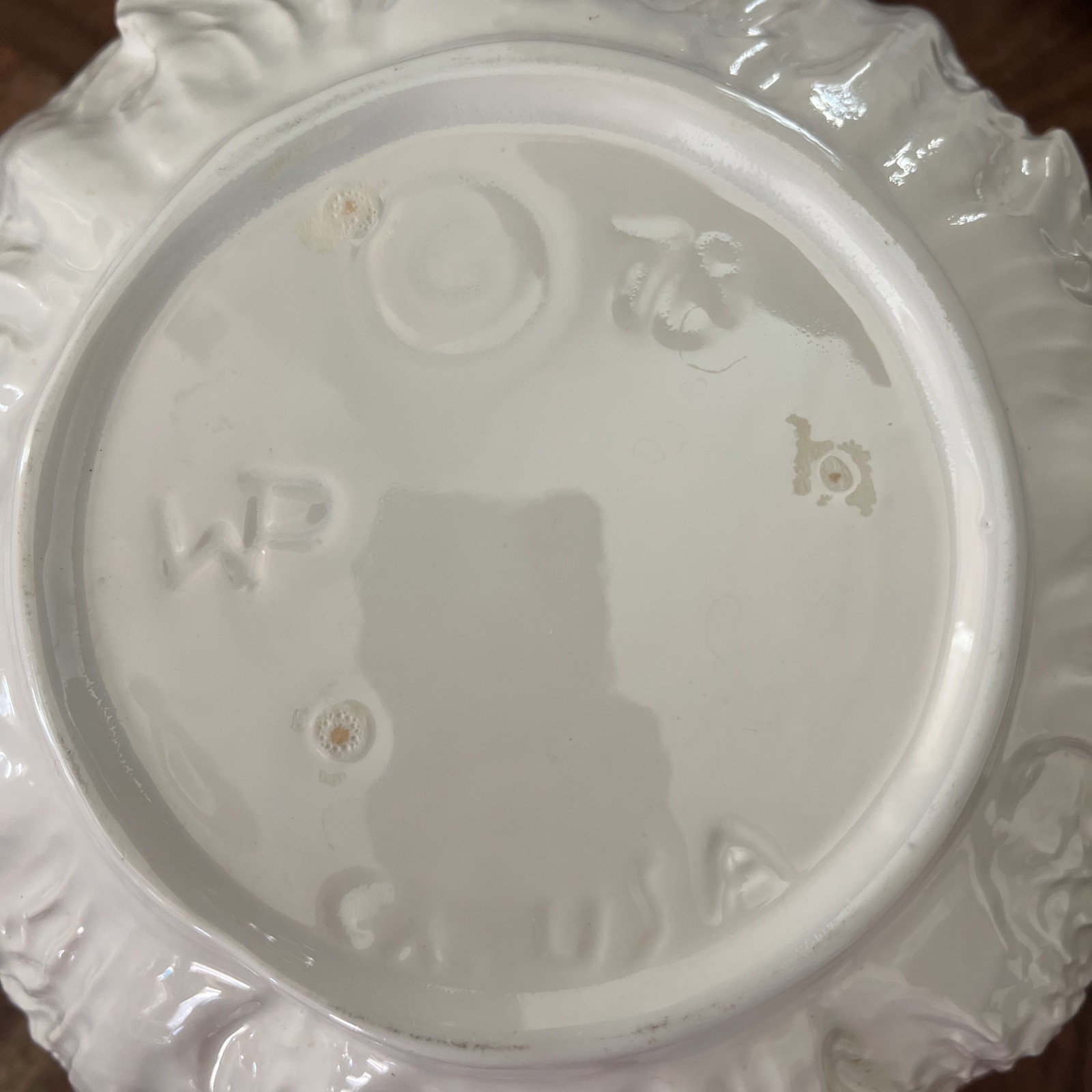 Majolica Cabbage Leaf Soup Tureen by Whittier Pottery 1978 With Lid and Ladle CA