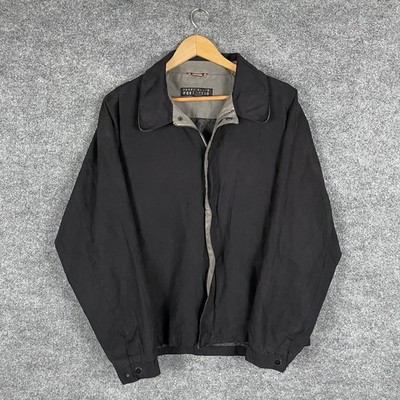 Black Men s perry ellis Portfolio jacket Soft Suede Feel. Size Large
