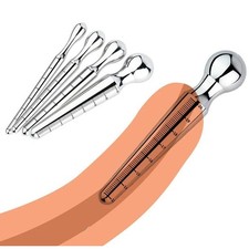 Stainless Steel Urethral Plug Sounding Penis Plug Rod Urethra Dilator Male