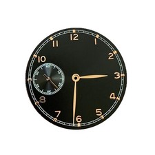 Black Gold 37mm Watch Dial With Hands For ETA 6497 ST3600 Watch Movement A