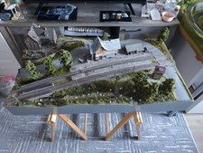 H0 Modulanlage Diorama Segmentanlage Bahnhof Patiniert Roco Fleischmann Trix 