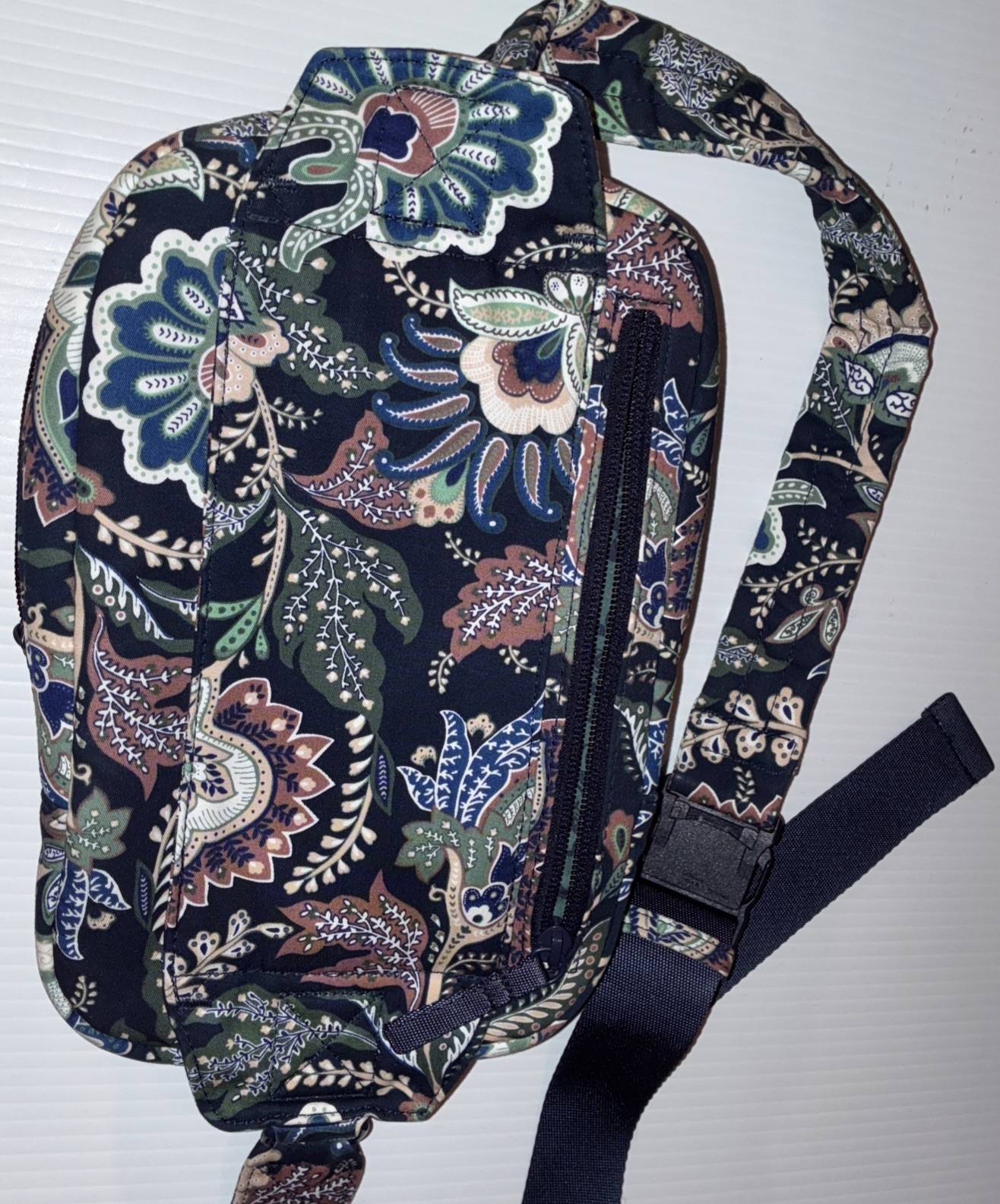 Vera Bradley Utility Sling Backpack Java Navy Mul… - image 9