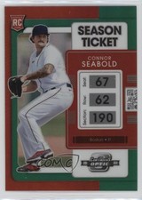 2022 Panini Chronicles Contenders Optic Green Prizm /75 Connor Seabold #10 6ks