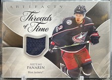 2023-24 Upper Deck Artifacts Threads of Time Artemi Panarin Columbus Blue