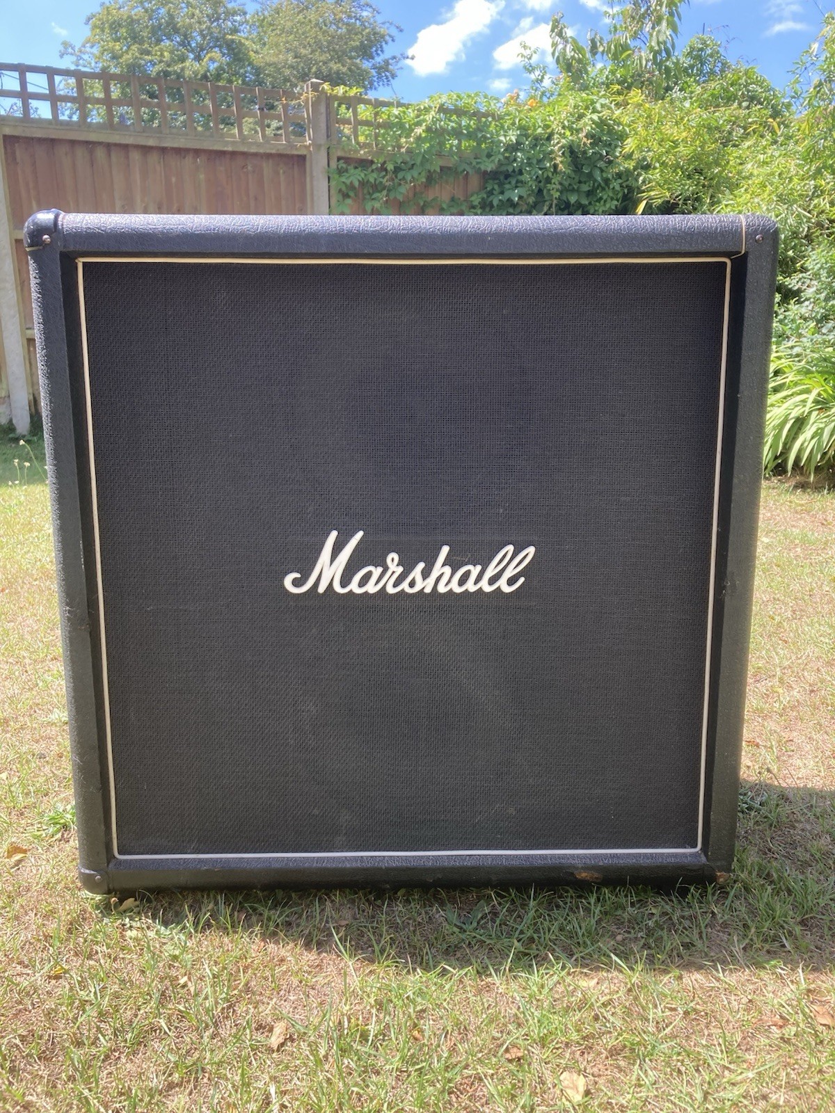 Marshall JCM800 1984 Cab 2x12 (4x12 size) Vintage Plywood Used Bass or Guitar
