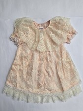 Jessic McClintock Satin floral Lace Vintage Girl's Dress Size-3T