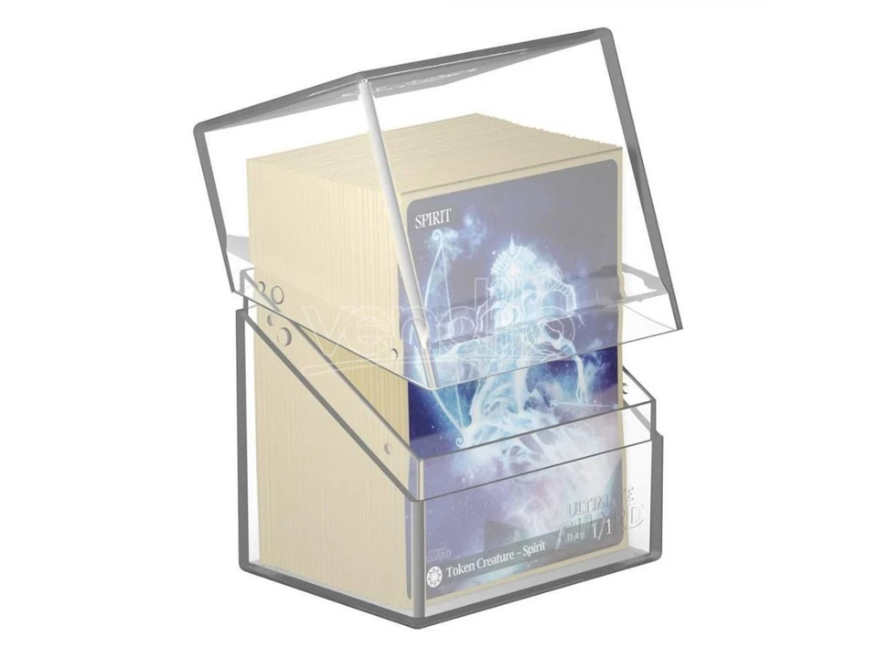 Ultimate Guard Boulder Deck Case 80+ Standard Size Clear Ultimate Guard - Immagine 2 di 4
