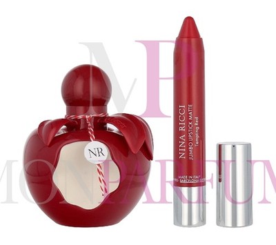 Nina Ricci Nina Rouge Geschenkset Eau de Toilette 50ml/Lipstick 2,5gr