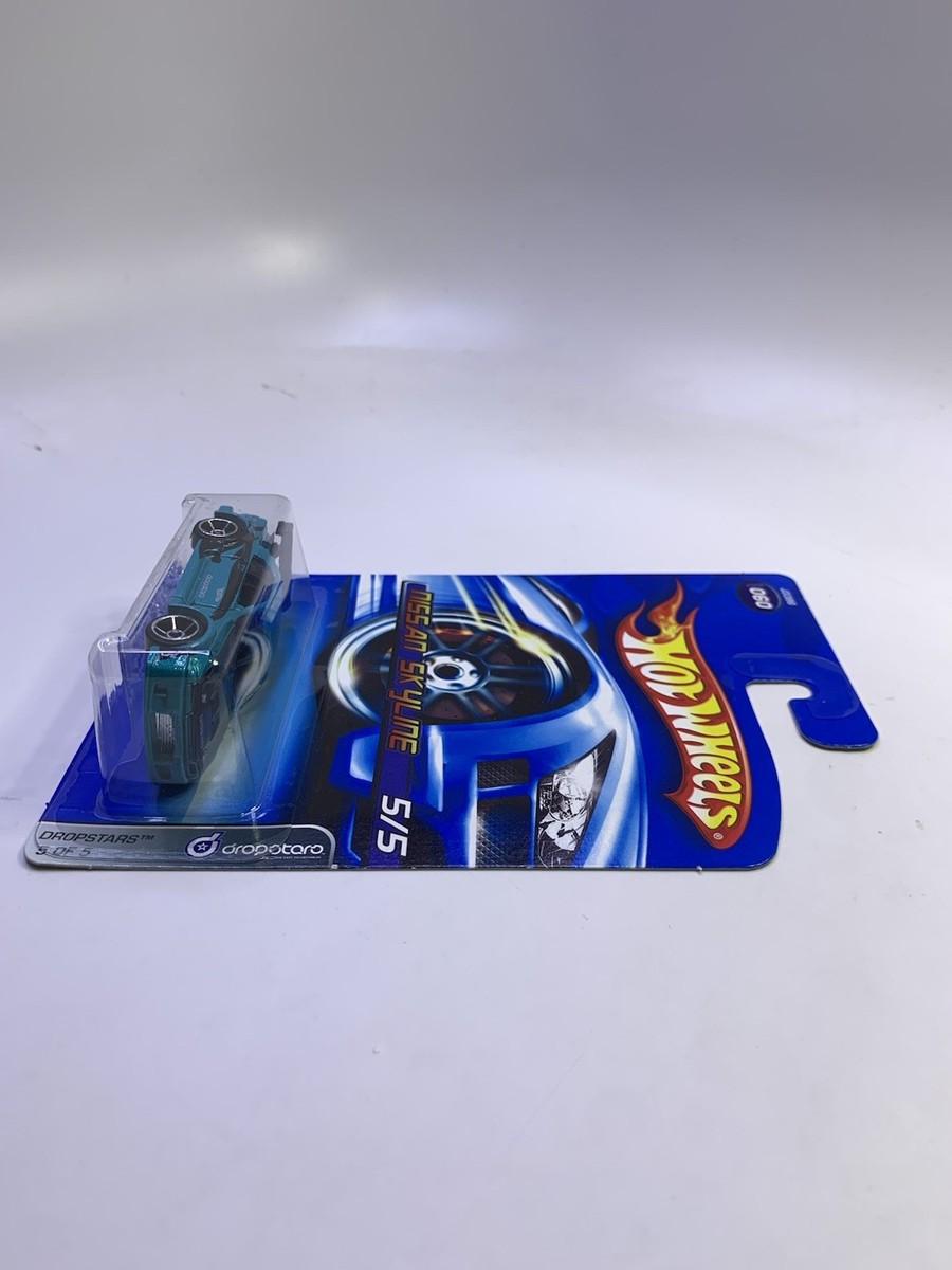 Hot Wheels 2006 #060 Nissan Skyline Dropstars 5/5 Teal Rare