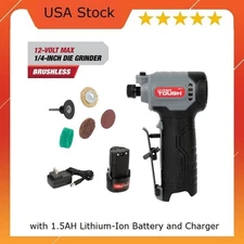 Hyper Tough 12V Max Brushless 1/4-inch Cordless Die Grinder