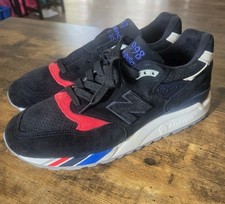 New Balance 998 NB1 custom program. Made in USA black/royal/red/navy mens 9.5