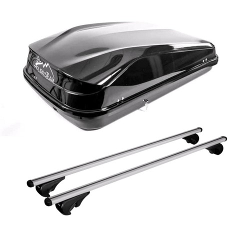 Roof Bars & Roof Box 420L For Skoda KODIAQ 2017-2021 With Raised Roof Rails. - Bild 1 von 11