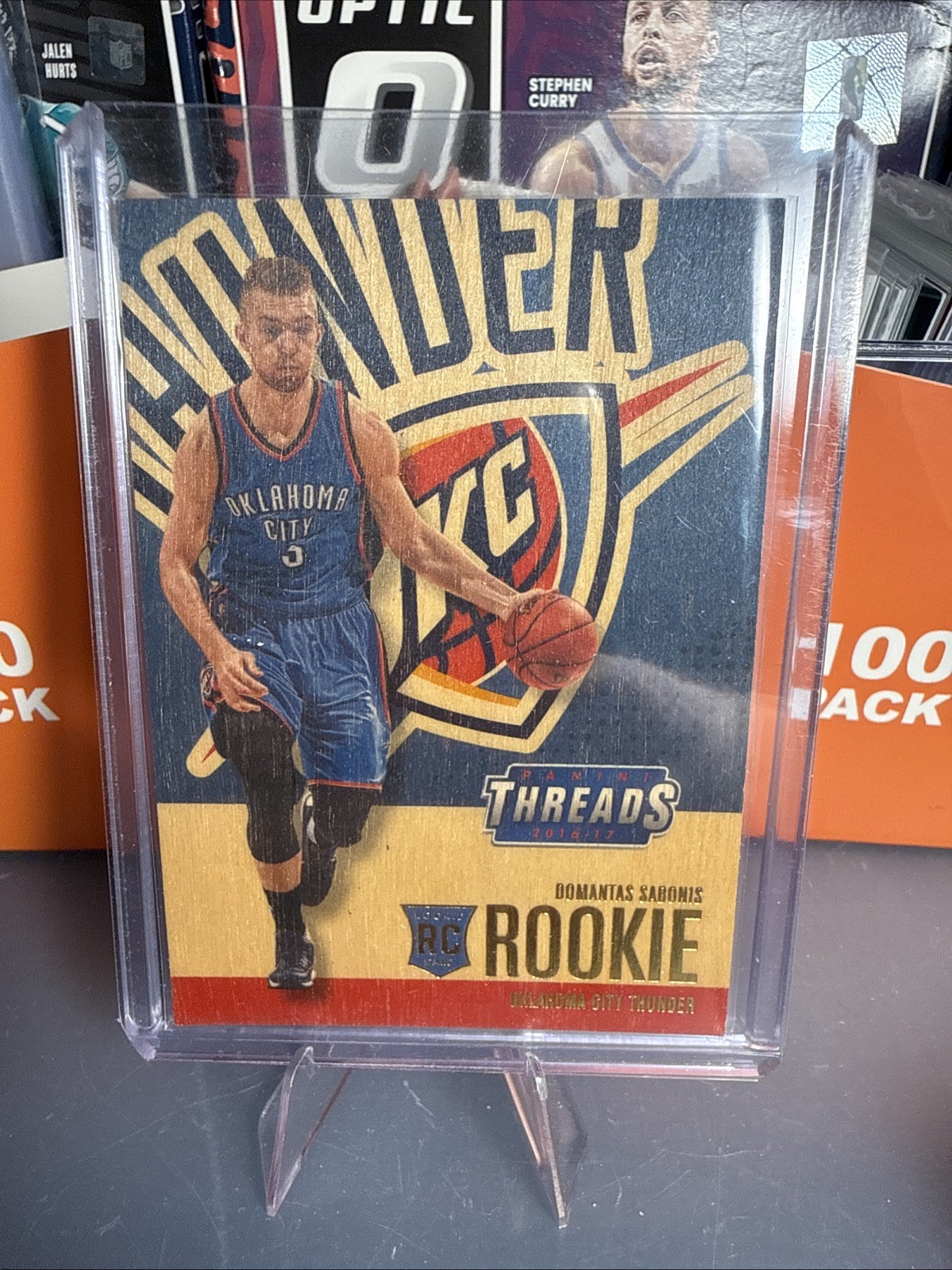 2016-17 Panini Threads - Wood Rookies Domantas Sabonis #232 (RC)