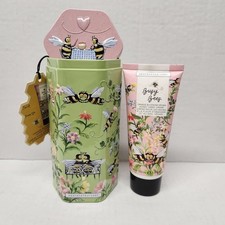 Heathcote Ivory Busy Bees Orange Blossom Vegan Honey Hand Cream Tin 3.4oz