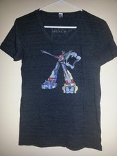 Vintage-style Voltron Women's Baby Doll V-Neck T-Shirt Pre-Owned Adult XL