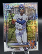 ELIAN PENA 2025 1st Bowman Chrome Refractor New York Mets