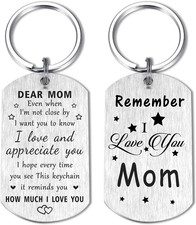Happy Mom Christmas Gifts for Women - Remember I Love You Mom Birthday Gifts, Me