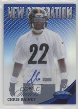 2012 Certified New Generation Mirror Blue Signatures /49 Chris Rainey Auto 0zm3