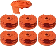 WA0007/ 50022833 Replacement Line Trimmer Spool for Worx WG116 WG119 WG183 Corde