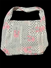 Free People Reusable Tote Crossbody Shoulder Bag, Gauze Boho Shopping Bag