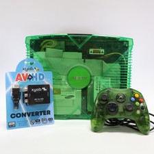 Custom Modified Original OG Xbox Console Gree...