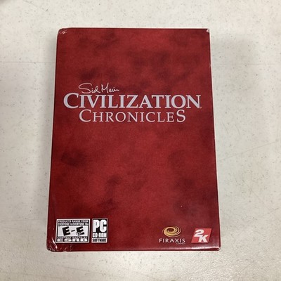 SID MEIER'S CIVILIZATION CHRONICLES PC video game box set used ng1748
