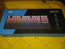 MageGee LIGHT87 Wireless Creamy Keyboard, Gasket Structure, RGB Backlit, 2.4G...