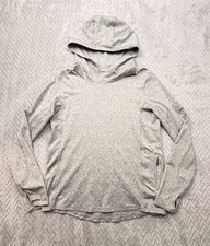 Vineyard Vines Performance Hoodie Womens Small Heathered Gray Sweatshirt Stretch