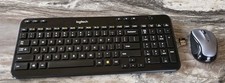Logitech K360 Wireless Keyboard Black M325 Mouse USB Unifying Receiver -No Feet
