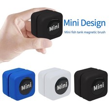 Mini Magnetic Aquarium Glass Cleaner for 5mm Fish Tanks, Soft Fiber Brush