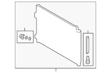 Genuine Toyota A/C Condenser 884A0-0R040