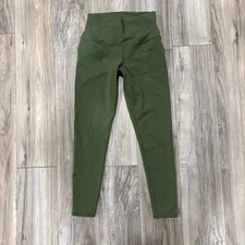 Alo Leggings Women’s Small  Olive Green Yoga High Waisted Airlift 7/8 Athleisure