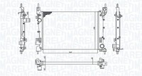 MotorküHler WasserküHler Magneti Marelli 350213200400 FüR Fiat Linea Jet