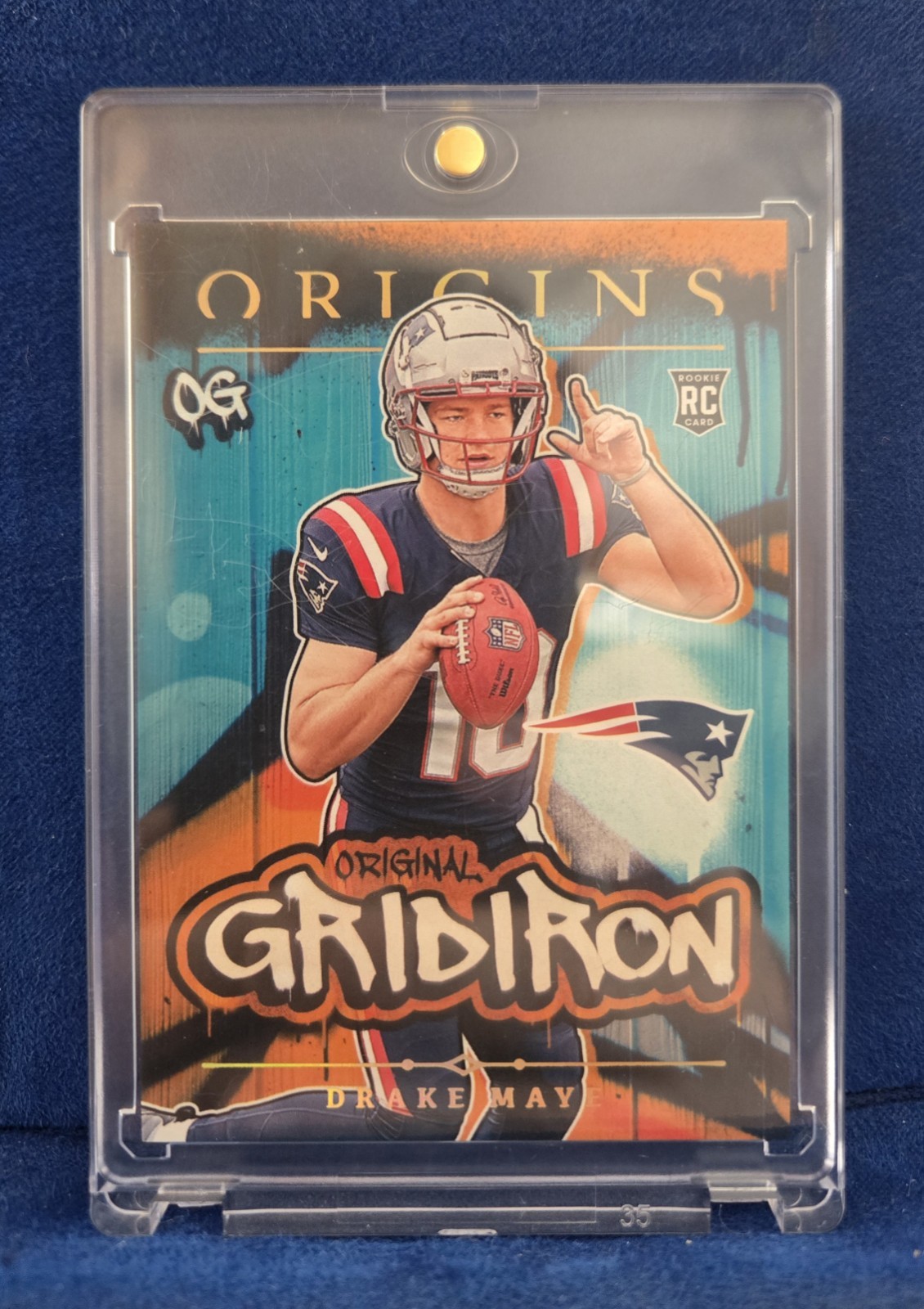 2024 Panini Origins #12 Drake Maye RC OG Original Gridiron Case Hit Patriots SP