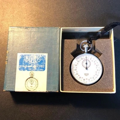 HEUER TAG Heuer Vintage Manual-Wind Stopwatch HS703-102 with Box Near Mint - Image 1 of 4