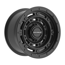 20x9 Fittipaldi Offroad Ft107sb Satin Black Wheels 8x180 18mm Set Of 4