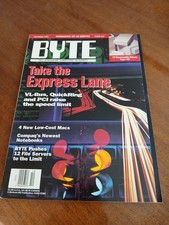 BYTE October 1993 Magazine Illustrated Computers Macs Notebooks VL-Bus