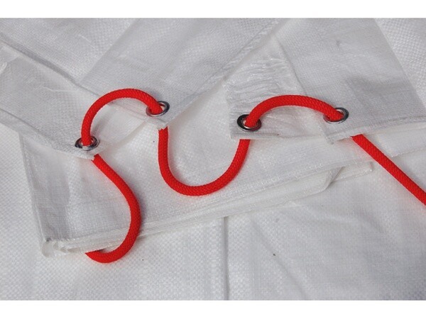 Toldo Para Barco Y Motor Talamex 6 X 10 M Con Ojales 250G/M² Blanco