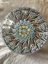 Gro&szlig;er Perthshire Millefiori Briefbeschwerer mit 15 radialen Drehungen PP1 (1978-1981)
