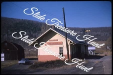 WAG Railroad Westfield Train Station Car 35mm Slide 1960s Kodachrome