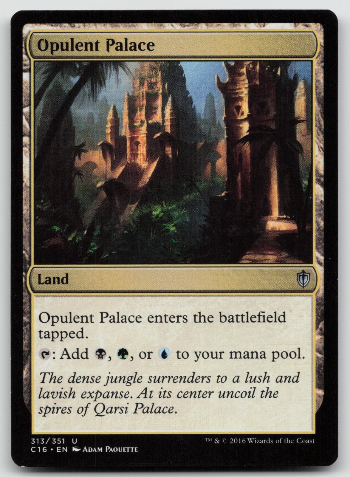 Opulent Palace Commander 2016