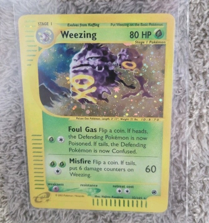 2002 Pokemon Expedition #32/165 Weezing Holo EXCELLECT 