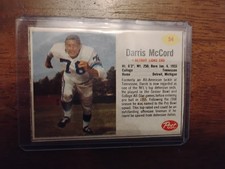 1962 Post - Darris McCord #54